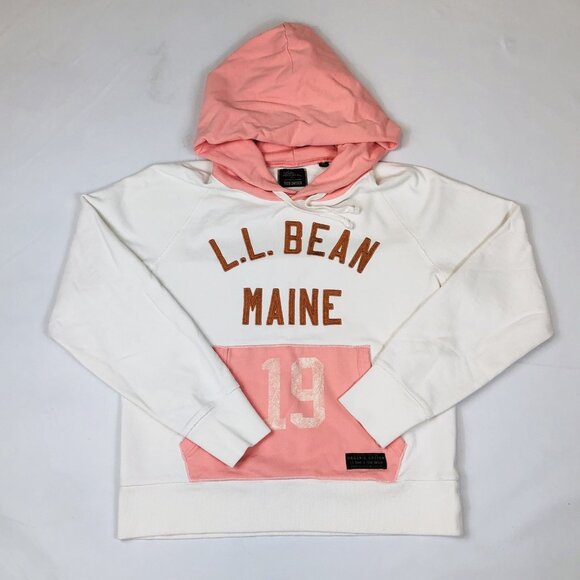 LL Bean x Todd Snyder Raglan Organic French Terry Hoodie Maine Size Medium - Picture 9 of 9
